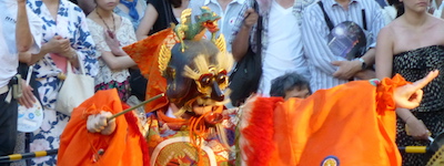 Drawing the dancer of Ranryōō